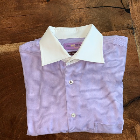 Earvin Magic Johnson Signature Dress Shirt - Picture 1 of 6